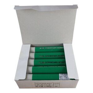 Plus Copyboard Marker 10 Pack PVMAR-GR Green Bullet Tip Lot of 3 Made In Japan